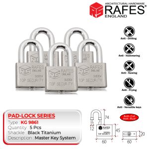 Master Key Padlock RAFES KG 9861